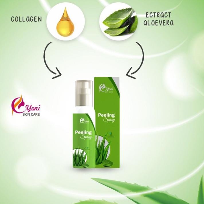 ➷nw Super Sale✰➷ Yoniskincare Toner Peeling Spray Penghilang Perontok Daki Badan Dan Wajah Yoni Skin