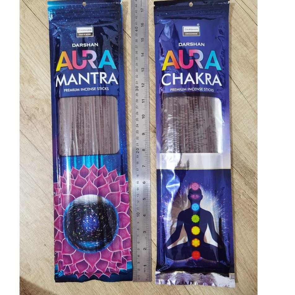 Dupa Hio Aura Mantra Pouch Plastik Isi 100 Batang by India Aromaterapi Darshan {BSB.18Oc22ᵂ}