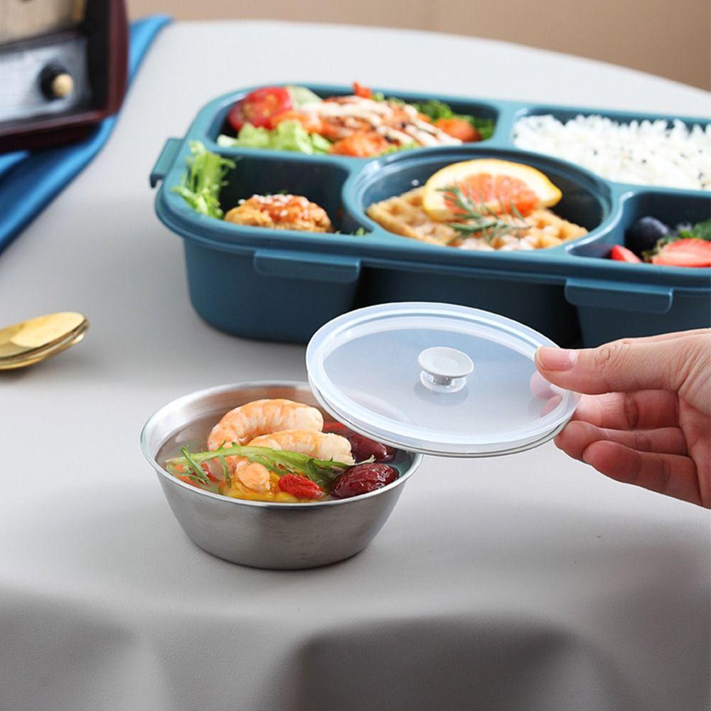 Preva Divided Plate Lunch Box Anti Bocor Disegel Waterwash Plastik Kapasitas Tinggi Bento Box