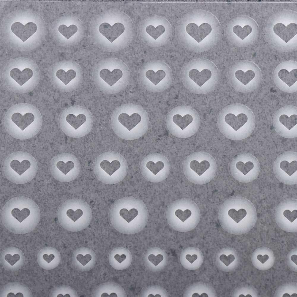 Mxbeauty Stiker Kuku Tembus Cinta Manis Hati Perekat Diri Bintang Berujung Lima Bintang Nail Decals