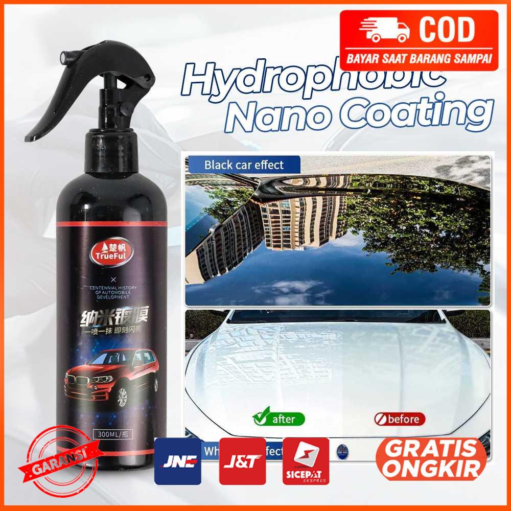 Cairan Anti Air Kaca Mobil Hydrophobic Nano Coating 300ml TF 6