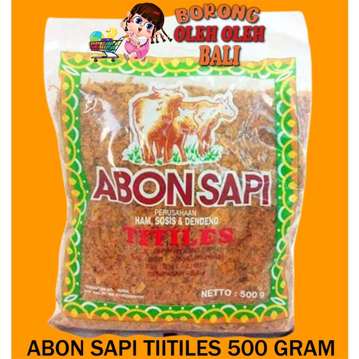 

ABON SAPI TITILES 500 GRAM ABON SAPI TITILES MURAH ABON KHAS BALI ABON TITILES MURAH