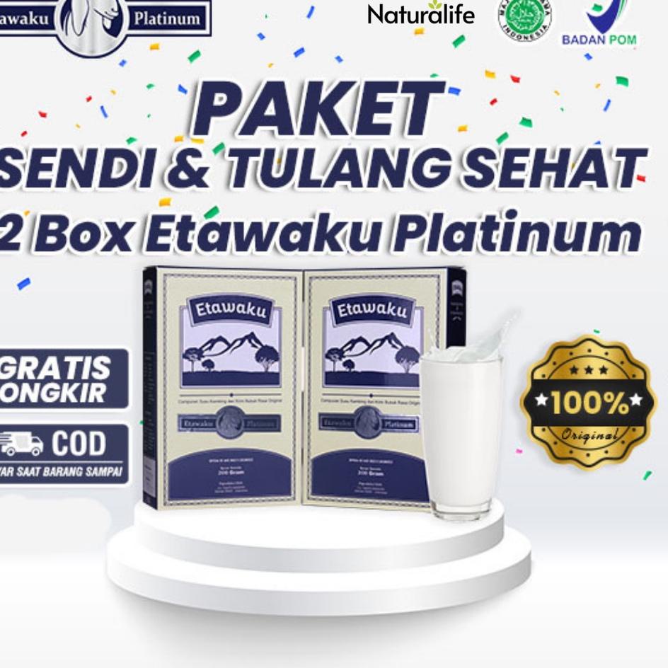 

TRX3j3Ix--PAKET 2 BOX ETAWAKU PLATINUM - Susu Kambing Etawa Tinggi Kalsium Meningkatkan Kesehatan Tulang & Sendi Mencegah Osteoporosis Kaya Mineral Nafas Lega Mencegah Asma Sesak Nafas Tulang Sehat Mencegah Penuaan Sendi
