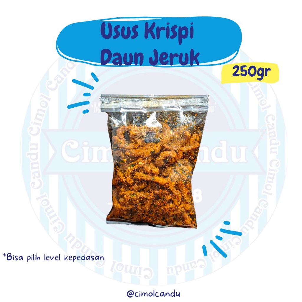 

USUS CRISPY DAUN JERUK 1/4kg