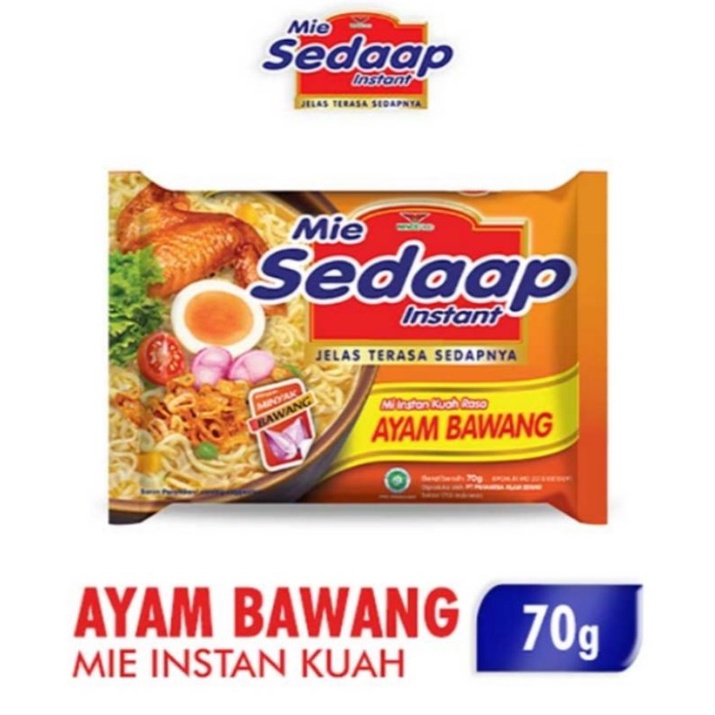 

Sedaap Mie Instan Ayam Bawang 70g