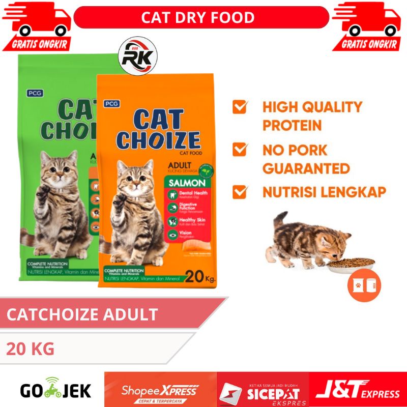Cat Choize Cat Food Tuna & Salmon 20 Kg Makanan Kucing Dewasa