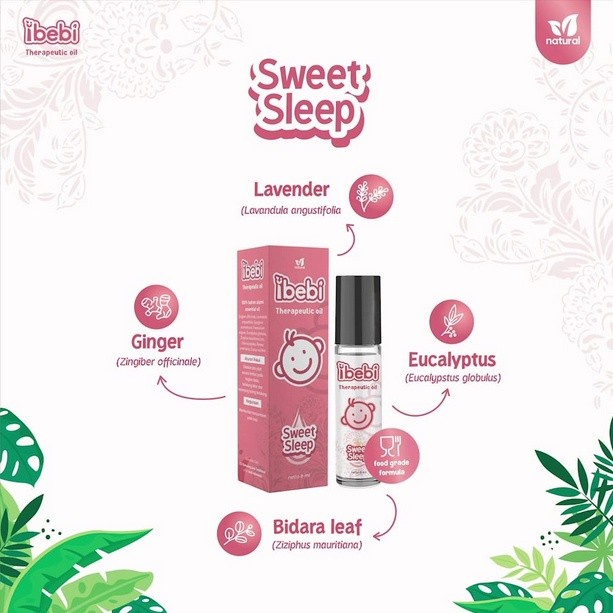 Essential Oil IBEBI NATURAL Therapeutic Oil Baby Oil Sweet Sleep STARBABYSHOP
