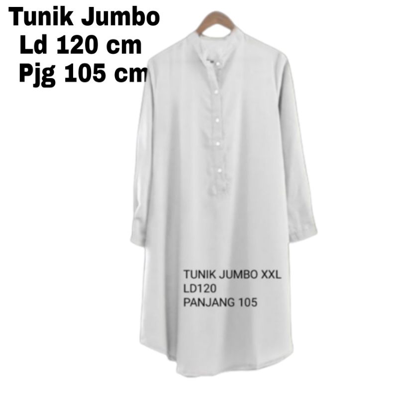 Baju Tunik Wanita Jumbo Polos XXL LD 120 Cm Terbaru 2023 Bahan Moscrepe Import . Atasan Wanita Oversize Viral Tunik Cewek Dewasa Big Size Kekinian Brilie