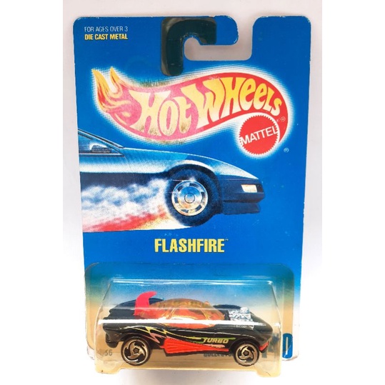 Hotwheels HW Flashfire 1990's Blue Card Rare Antik Classic MURAH