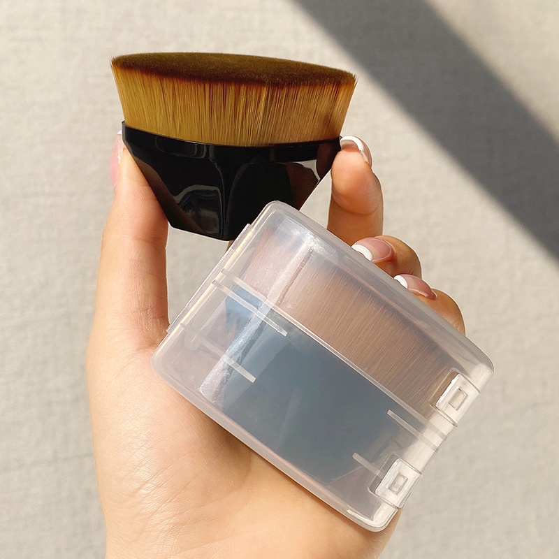 Kuas Makeup Bedak Tabur Loose Powder Fondation Brush Kabuki