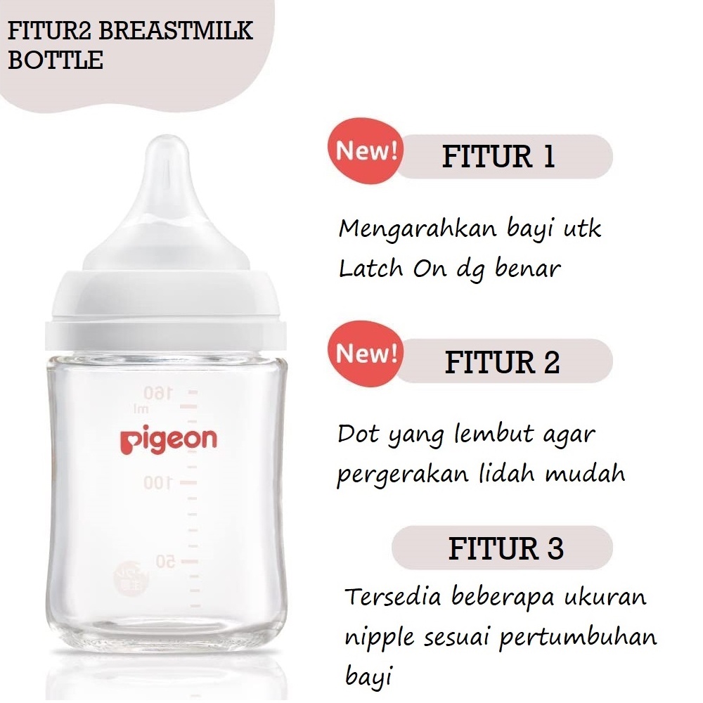 Star Green Pigeon 160ml PPSU SofTouch Generasi 3 Breastmilk Baby Bottle Botol Susu