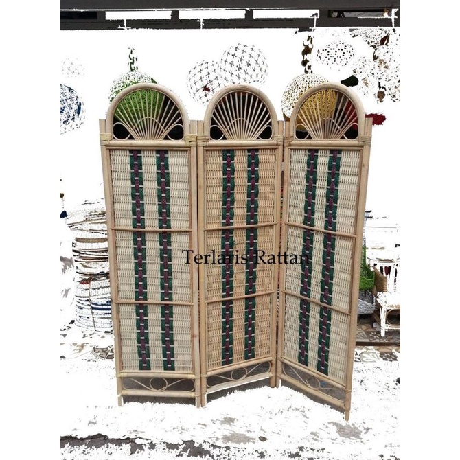 Terbaru Pembatas Ruangan / Partisi / Sketsel Rotan Asli