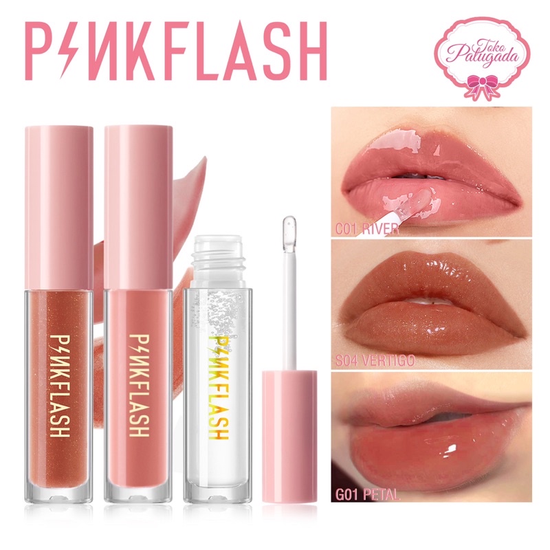 [BISA COD] Pinkflash #OhMyGloss High Shine Lip Gloss - Pinkflash Lipgloss