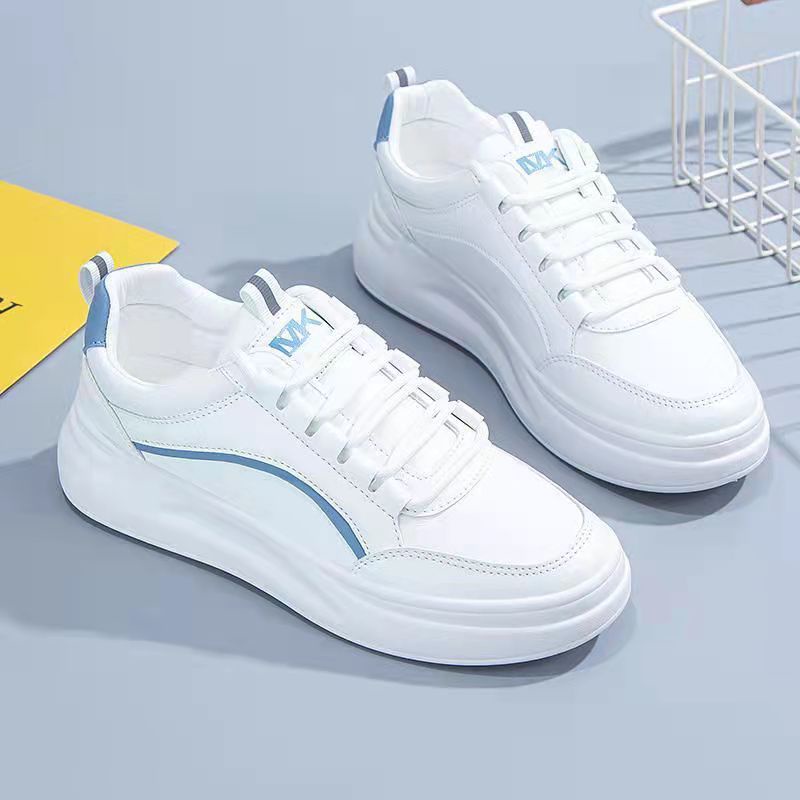 {EJ} New Sepatu Sneakers Korea Sepatu wanita import Putih Sepatu santai putih Sport Fashion Import Fashion