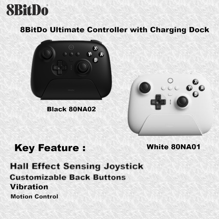 8Bitdo Ultimate Bluetooth Controller Wired Gamepad Wireless Joystick Windows Android Xbox PC