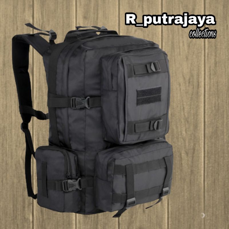 Tas ransel gultor 511 jumbo tas ransel hitam army tas tactical outdoor besar bonus rubber/tempelan