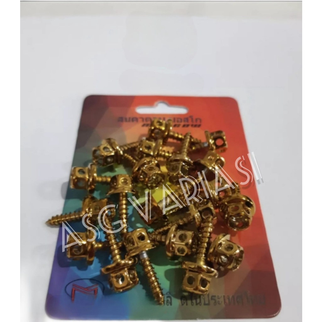 BAUT BODY MOTOR HONDA FULL PROBOLT GOLD NONFLOWER NON FLOWER HENG SEKRUP THAILAND GOLD HARGA SATUAN 