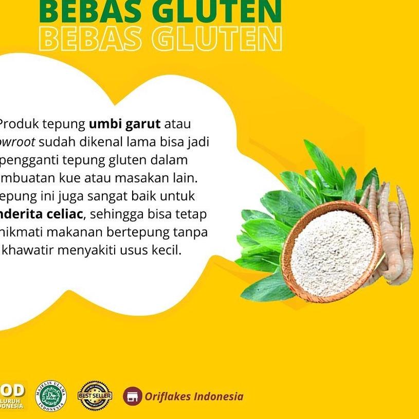 

Oriflakes ORIGINAL sereal umbi garut Asam Lambung Maag Gerd 350g