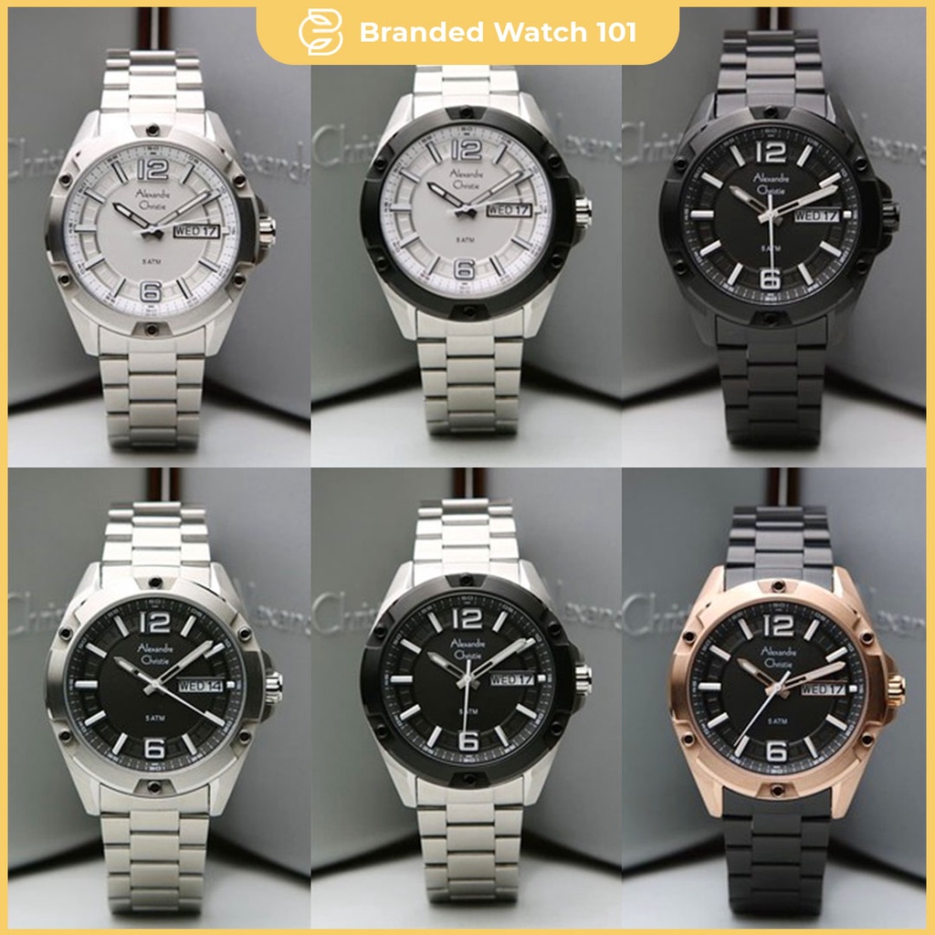 ORIGINAL Jam Tangan Pria Alexandre Christie AC 6518 / AC6518 / 6518 Garansi Resmi 1 Tahun.