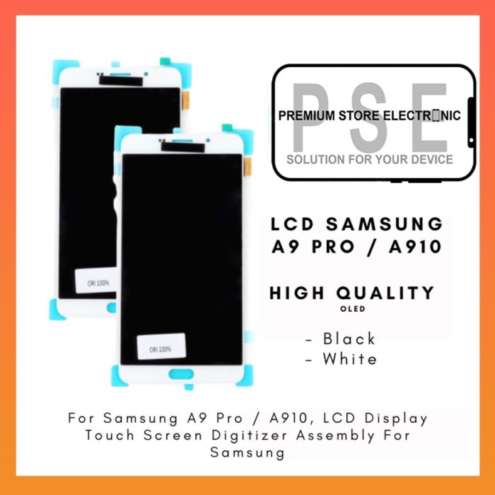 LCD Samsung A9 Pro A910 ( OLED BIG GLASS) Garansi 1 Bulan