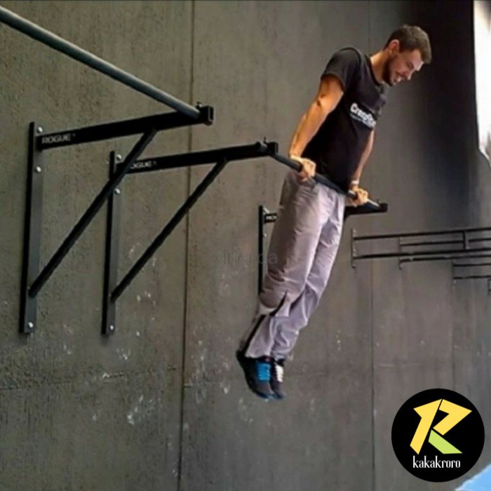 Alat Fitness Pull Up Bar Jumbo Max Beban 250 Muscle Chin Up Gym