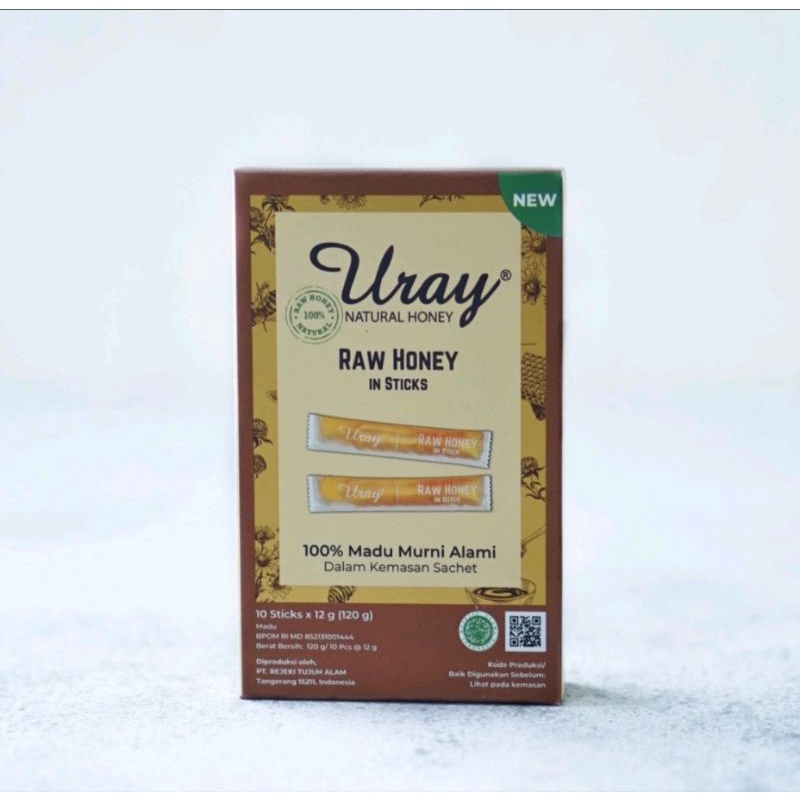 

Madu Uray Sachet 10 Stik x 12gr - Raw Honey in Stick 120 gr