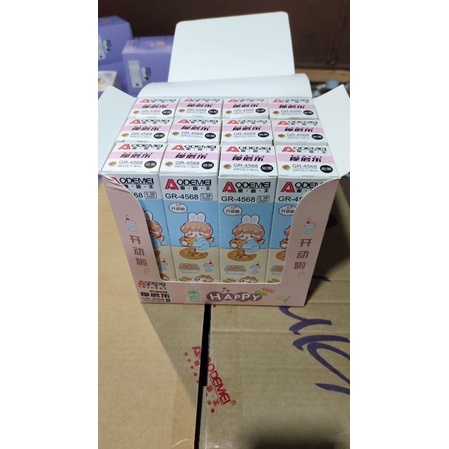 

refill isi gel pen hapus motif happy isi 20 pc