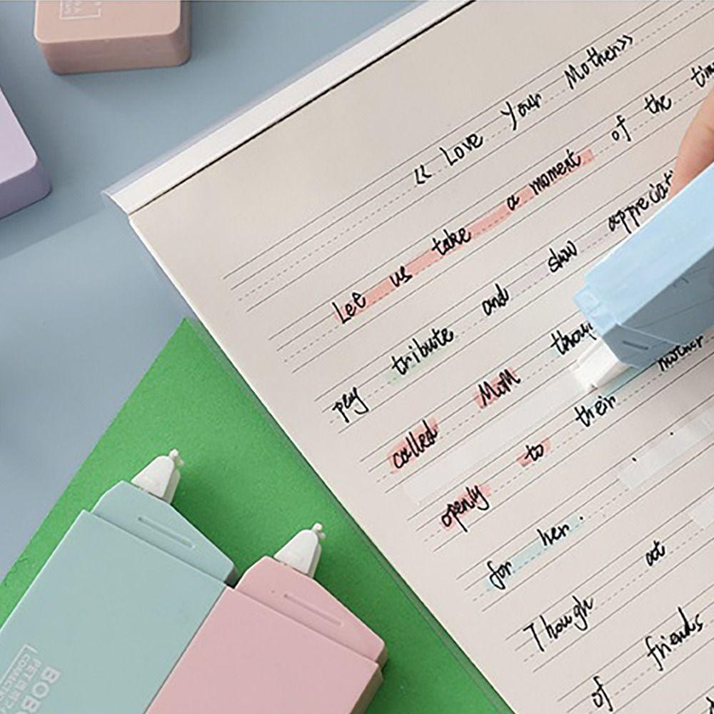 Top Correction Tape Mini Lucu Kreatif Alat Tulis Hadiah Promosi Kosong Transparan
