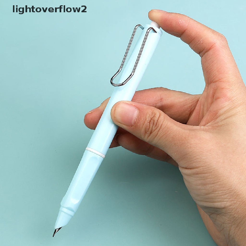 (lightoverflow2) Pena Fountain Tinta 0.38mm Multifungsi Untuk Perlengkapan Sekolah