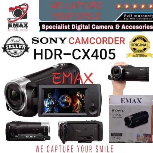 [ Promo ] Handycam Sony Hdr-Cx405 Cx 405 Camcorder Sony Cx405 Garansi Resmi - Drone Kamera Dan Akses