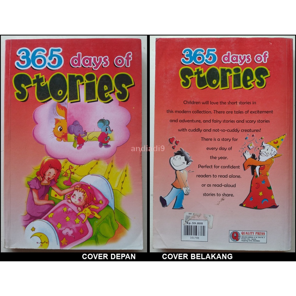 365 DAYS OF STORIES CERITA DONGENG BAHASA INGGRIS UNTUK ANAK