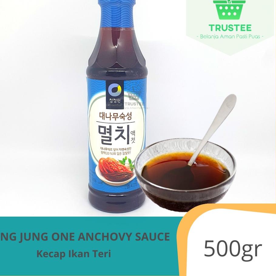

COD Daesang Chung Jung One Anchovy Sauce Kecap Ikan Teri & Canary Sauce Kecap Belut Korea 500gr !