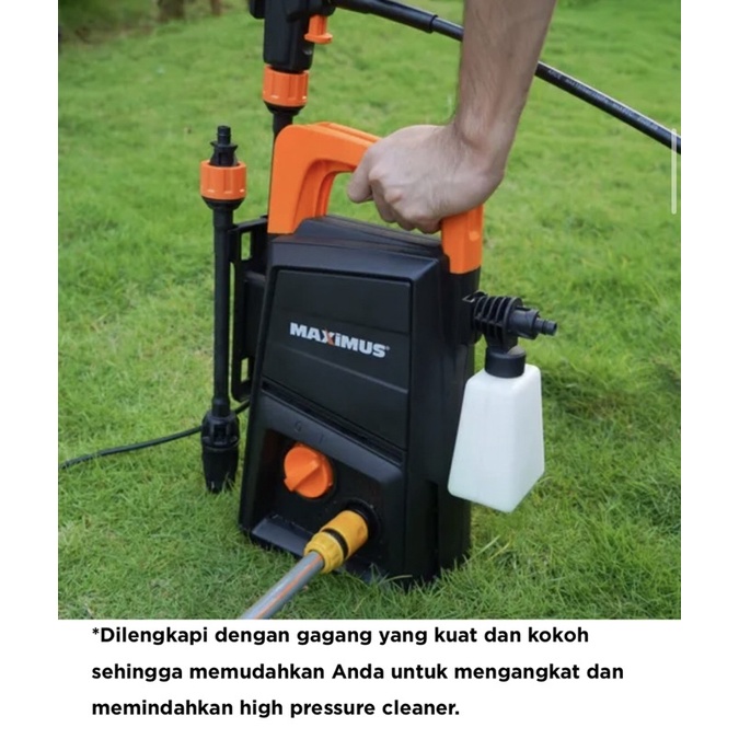 MAXIMUS HIGH PRESSURE CLEANER COLD HOME USE M-80BAR/ACE MAXIMUS HIGH PRESSURE COLD HOME USE/ACE ALAT PEMBERSIH TEKANAN TINGGI/ACE NILFISK ALAT CUCI MOBIL