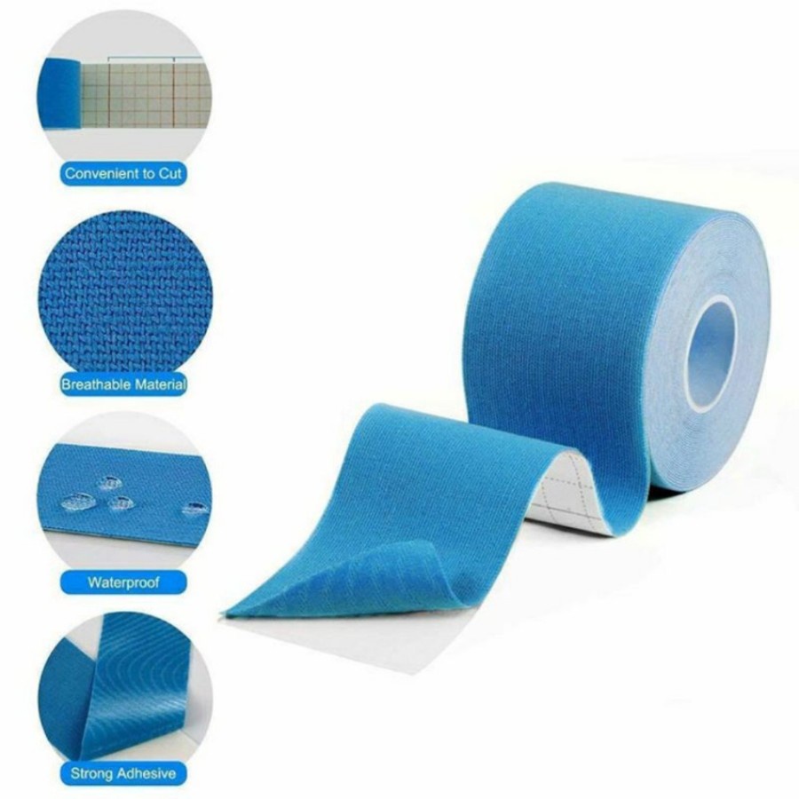 Lakban Kineseo Tape Pakai BOX Perban Kinesio Cegah Cidera Otot &amp; Sendi Saat Olahraga