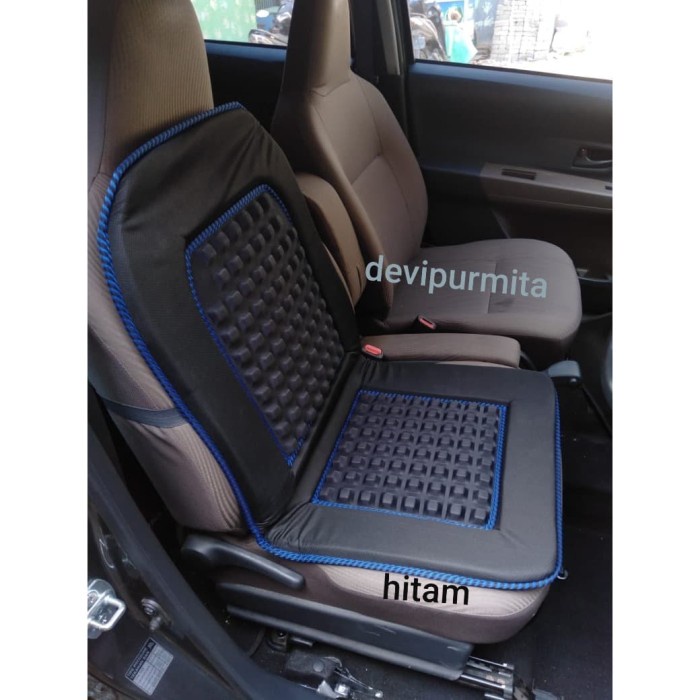 Sandaran dudukan kursi alas jok mobil busa empuk Warna hitam universal