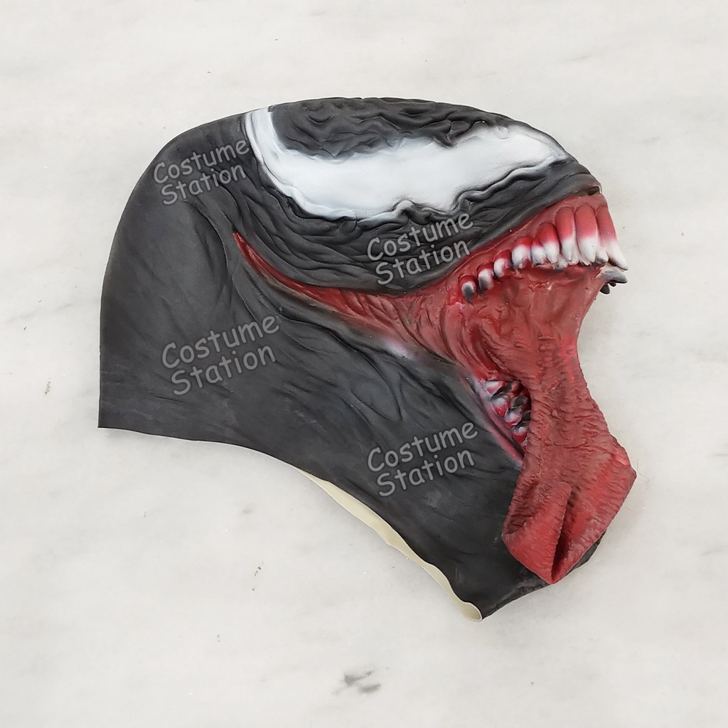 Topeng Venom / Mask Latex Setan Hantu Aksesoris Pesta Halloween