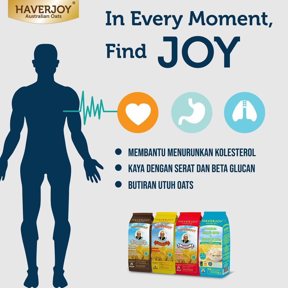 

TREND TERKINI Haverjoy Instant Oats 1 kg 2998 ポ