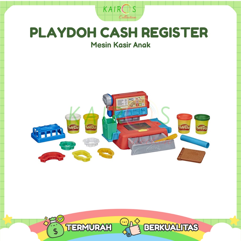 PlayDoh Cash Register Toy Mesin Kasir Anak