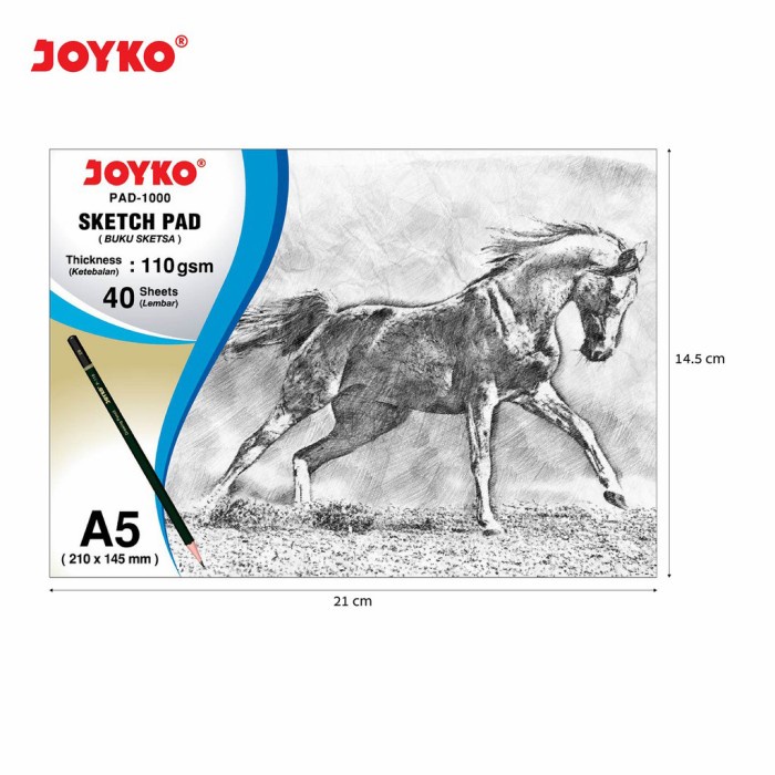 

Sale!!! Buku Sketsa A5 Sketch Book 110Gsm Trendi