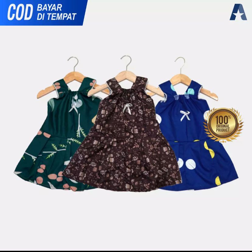 DASTER ANAK BALITA 0-1,5 THN, DASTER BATIK ANAK, DRESS ANAK, DRES ANAK MURAH, DASTER ANAK MURAH, BAJ