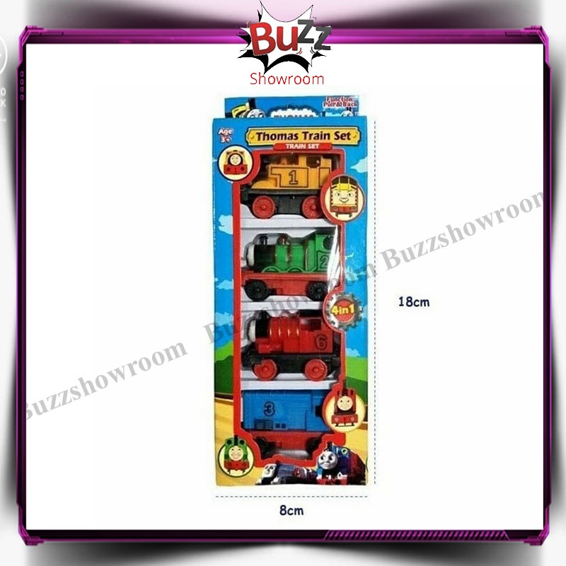 Train Play Set Tomas Mainan Anak Kereta Api Pullback