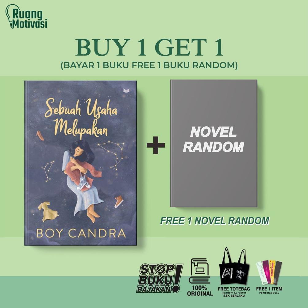 Jual Sebuah Usaha Melupakan Edisi Cover 5 Tahun Free Novel Random Boy Candra Mediakita 5412