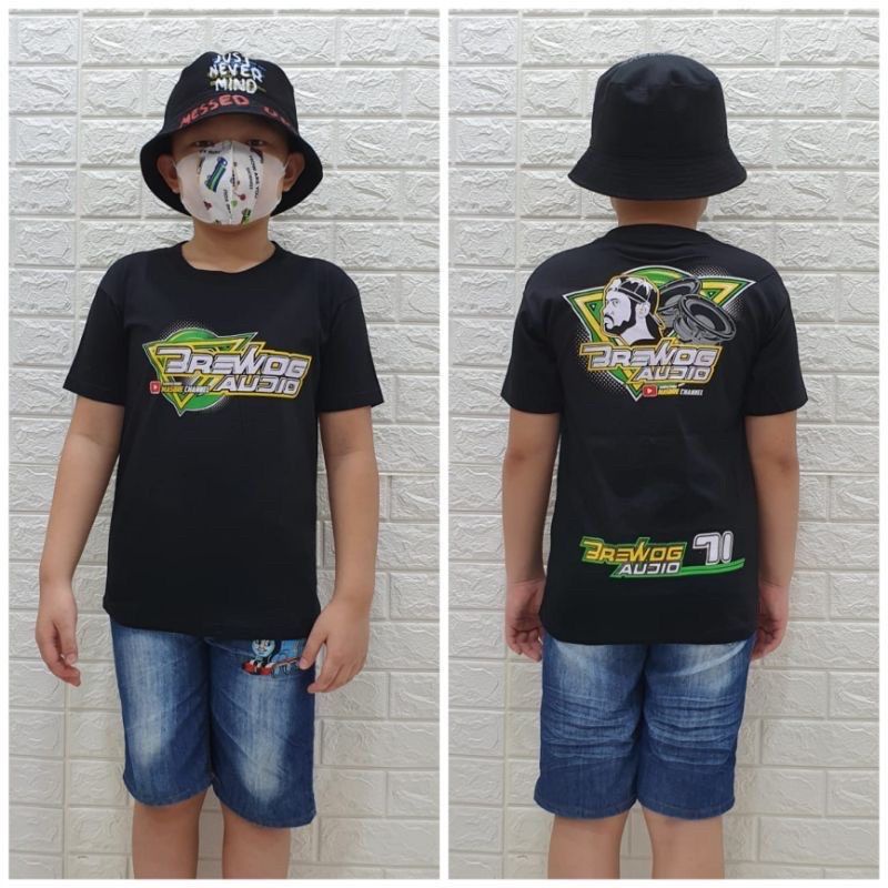 kaos brewok anak SD