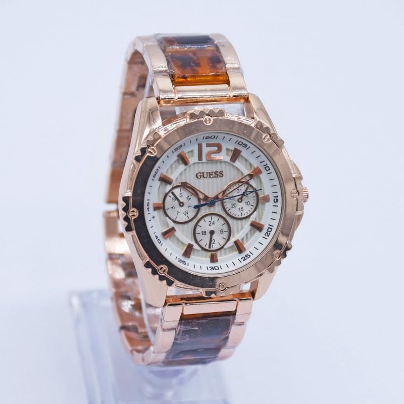 Jam Tangan Guess Fashion Rantai Pria Wanita Terlaris Kasual Big Sale Bisa COD