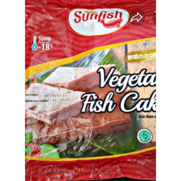 

sunfish vegetable fish cake