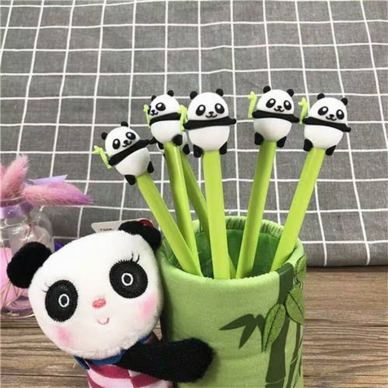 

♥️ Pulpen / Bolpen / Bolpoin Karakter Panda Lucu Imut ♥️
