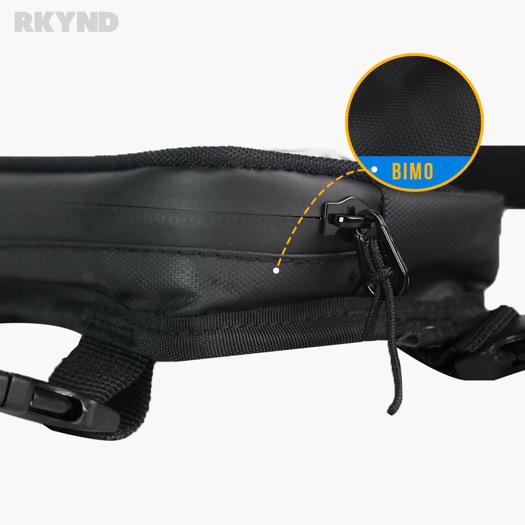 Tactical Hipbag 002 RKYND -  AXEGAR Tas selempang Tactical hip bag hitam anti air
