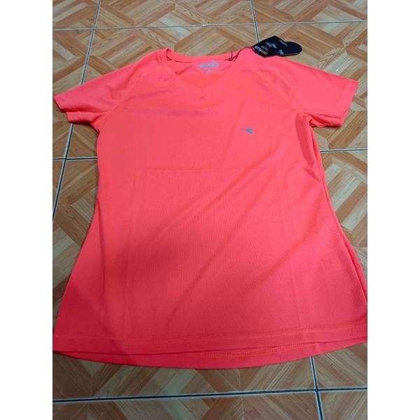 Kaos Diadora DIANATALJA WOMEN CORAL ORANGE STABILO