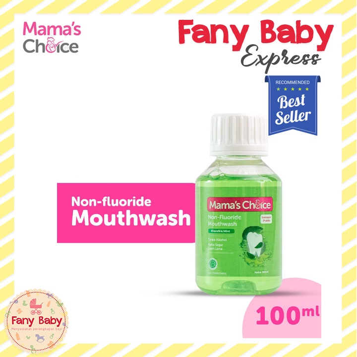 MAMAS CHOICE NON-FLUOR MOUTHWASH 100ML