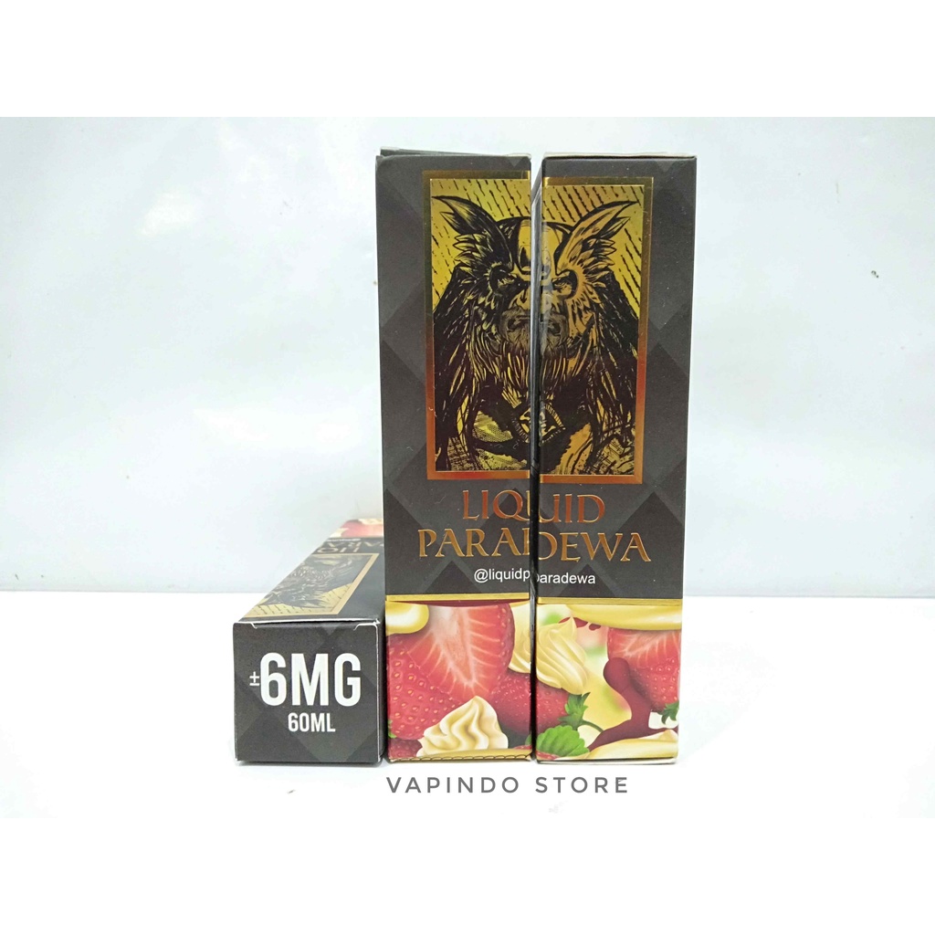 NIC 6MG PARADEWA STHORBERRY CREAMY 60ML BY RCRAFT PARA DEWA LIQUID